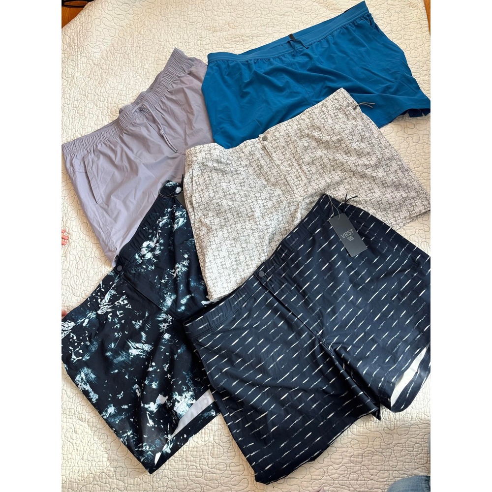 VRST Mens Shorts Size XXL‎ Bundle of 5 Different Styles 5" Inseam #83